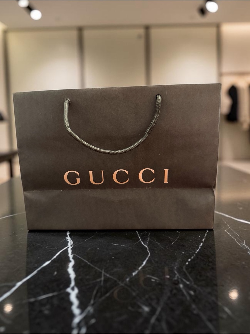 Gucci Limited Edition Authentic Gift Bag w/Silver Logo Lettering ~Luxury Gifting